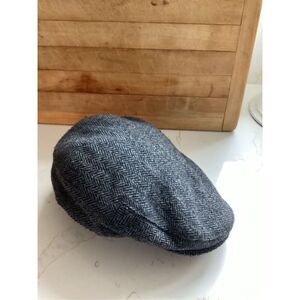 Man of Aran Ireland Wool Blend Newsboy Cap Sz L Golf Vintage